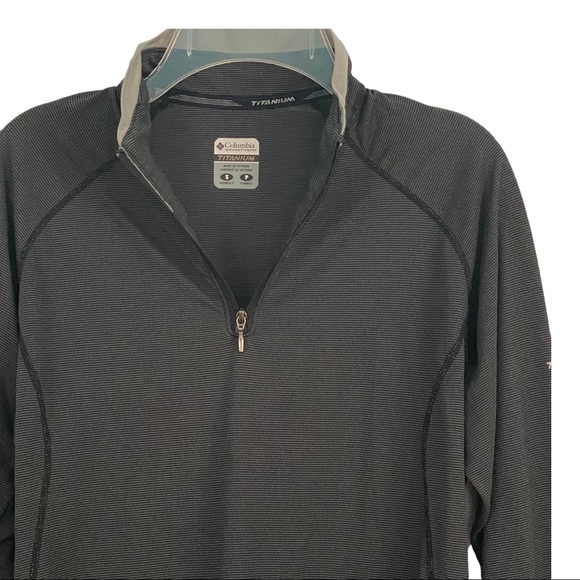 Columbia Titanium 1/4 Zip Top Athletic - Picture 3 of 9